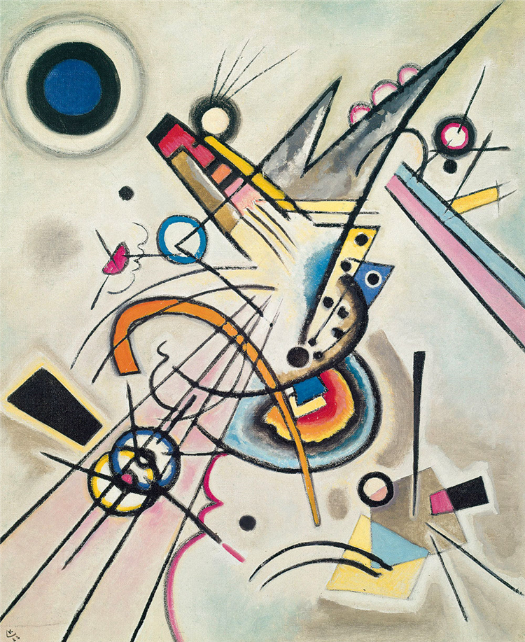 Diagonal 1923 Wassily Kandinsky Abstract Canvas Oil Painting